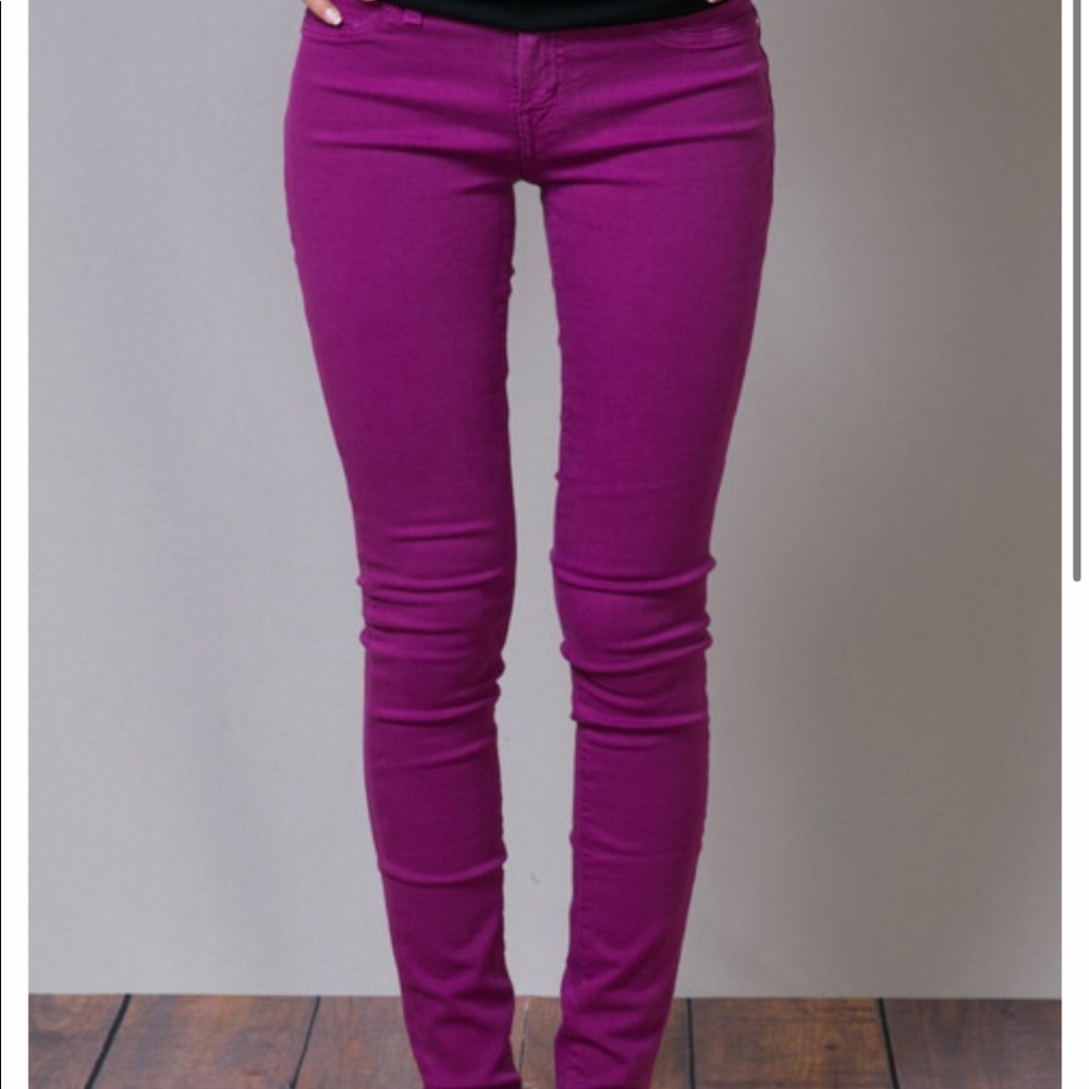 Henry & Belle Super Skinny Ankle- Orchid- Size: 31